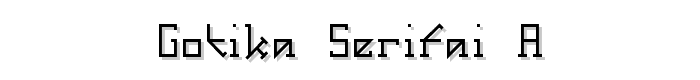 Gotika Serifai A font